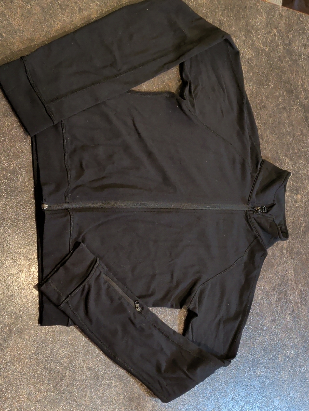 lululemon athletica Black Full-Zip Jacket